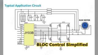 JY03B BLDC মোটর কন্ট্রোল আইসি সরলীকৃত ডিজাইন