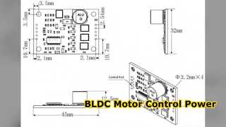 BLDC মোটর ড্রাইভার 10-36V 20A PWM এনালগ কন্ট্রোল