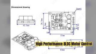 JYQD V8.3E 15A BLDC মোটর কন্ট্রোলার ড্রাইভার বোর্ড